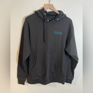 Black Hooded Sweatshirt “UKG” New Without Tags Size Medium Unisex